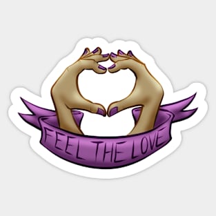 Feel the love Sticker